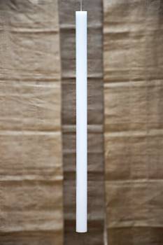 Λαμπάδα βάπτισης λευκή μασίφ 70cm