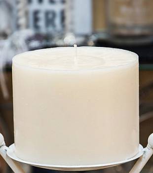 Κερί γάμου για κηροστάτη εκρού 14.5X10cm