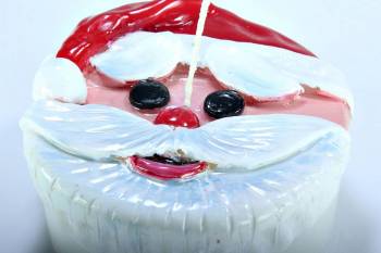 Cup Cake Άγιος Βασίλης ανάποδα σαντιγύ Sm 9*8