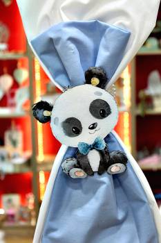Λαμπάδα βάπτισης  ''Panda Γαλάζιο''
