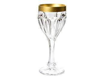 Crystallite Bohemia Κρυστάλλινο Ποτήρι κρασιού Safari Gold